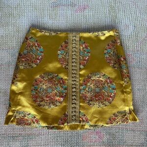 Nasty Gal Forbidden City Jacquard mini skirt